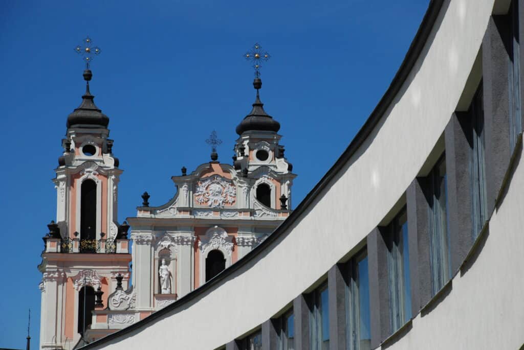 chiesa città di vilnius lituania