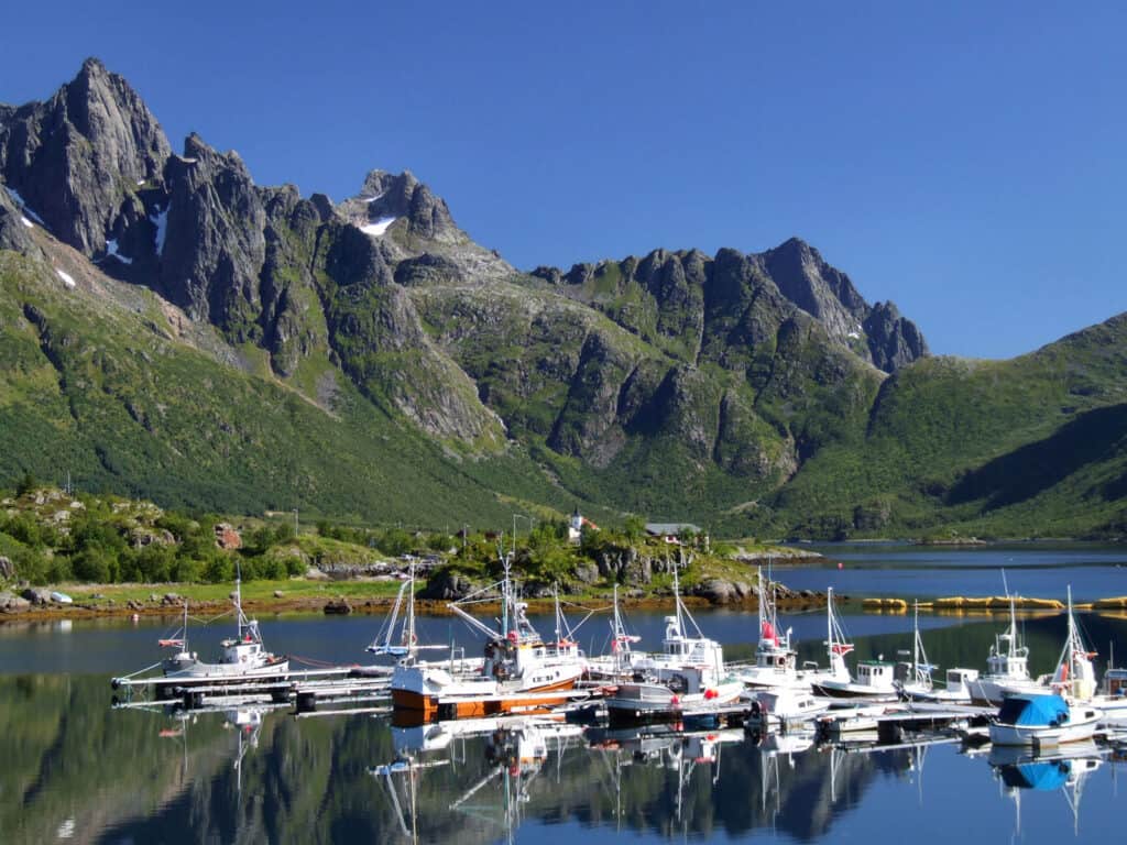 fiordo norvegese lofoten