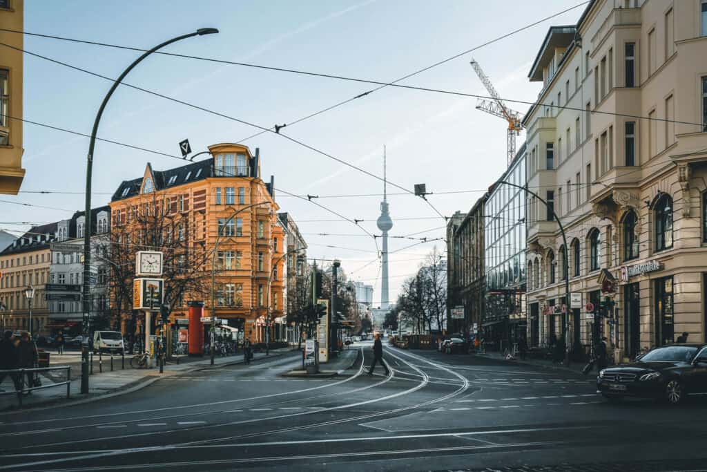 strada città di berlino