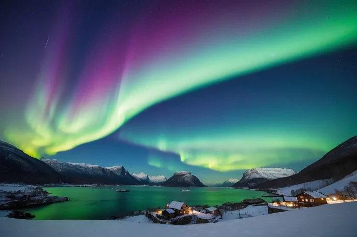Festività ed Aurore Boreali nell’Artico